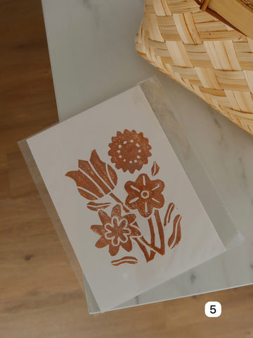 ✿ Linoleografia - Fiori ✿