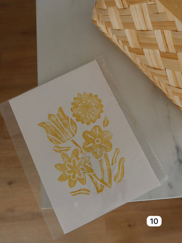 ✿ Linoleografia - Fiori ✿