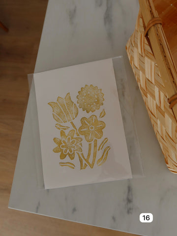 ✿ Linoleografia - Fiori ✿