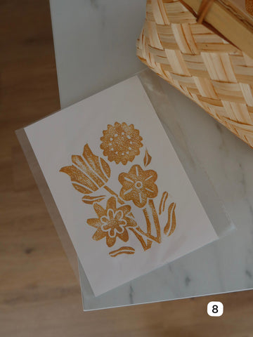 ✿ Linoleografia - Fiori ✿