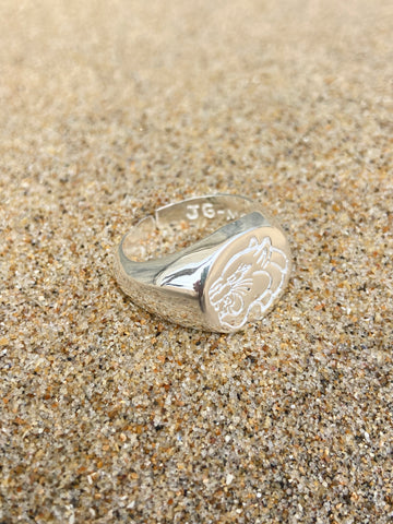 Anello con sigillo “Savage” /Monsieur Salty