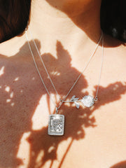 ✿ Collier "Tarot" (Argent) ✿