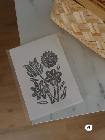 ✿ Linoleografia - Fiori ✿