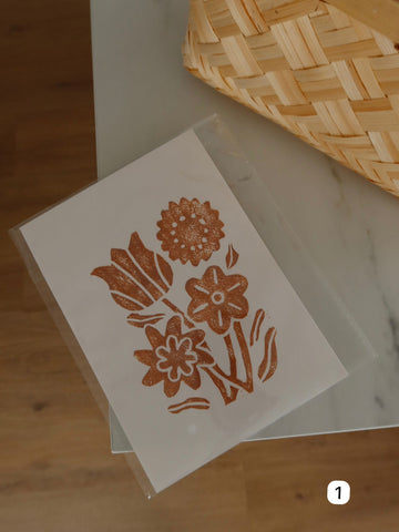 ✿ Linoleografia - Fiori ✿
