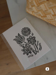 ✿ Linoleografia - Fiori ✿
