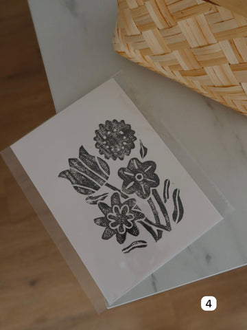 ✿ Linoleografia - Fiori ✿