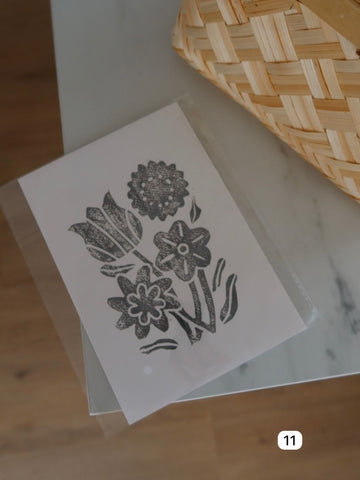 ✿ Linoleografia - Fiori ✿