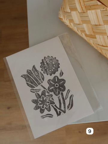✿ Linoleografia - Fiori ✿