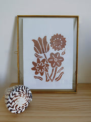 ✿ Linoleografia - Fiori ✿