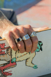 "Ombak" Signet Ring /Mr. Salty