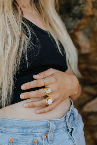 Bague GILI (plaqué or/gold plated)