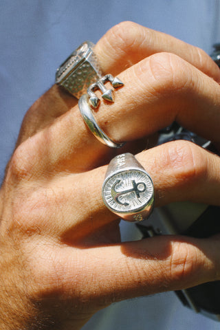 Anello con sigillo Marinaio/Monsieur Salty