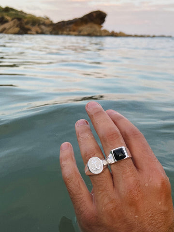 Anello con sigillo Marinaio/Monsieur Salty