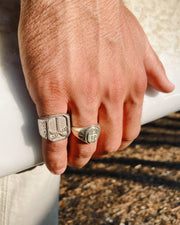 Anello con sigillo “Palma” /Monsieur Salty