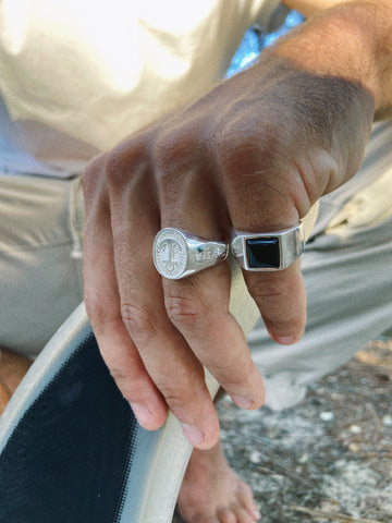 Anello con sigillo Marinaio/Monsieur Salty