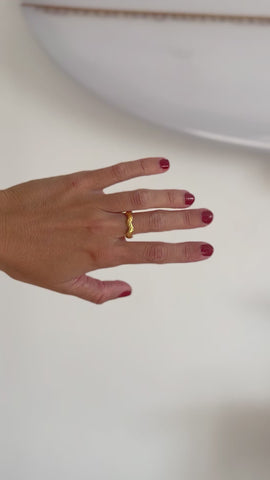 Bague GILI (plaqué or/gold plated)