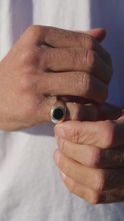 “Onyx” Ring /Mr. Salty