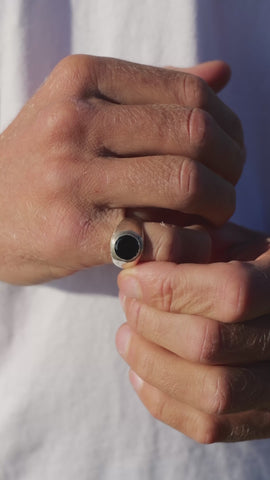 “Onyx” Ring /Mr. Salty