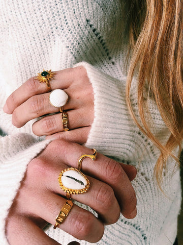 Ring "Uluwatu" - Gold plated