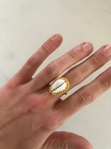 Ring "Uluwatu" - Gold plated
