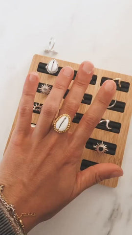 Ring "Uluwatu" - Gold plated