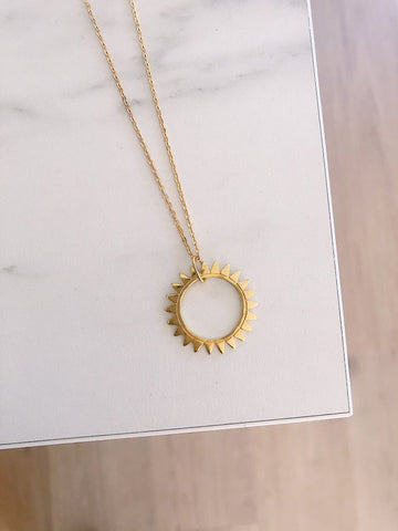 Necklace "Sunshine" - Gold plated