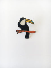 "Toucan" brooch