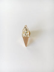 "Ice Cream" brooch