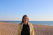 Embroidered T-shirt "Ocean Lover" - Black