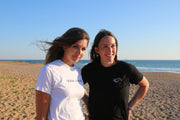 Embroidered T-shirt "Ocean Lover" - Black