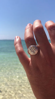 Anello con sigillo “Tridente” /Monsieur Salty 