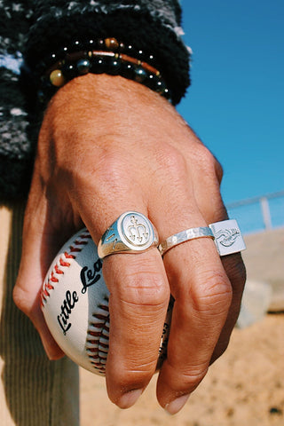Anello con sigillo “Tridente” /Monsieur Salty 