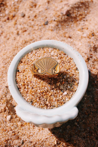 Bague « Mermaid » - Plaqué or 18k