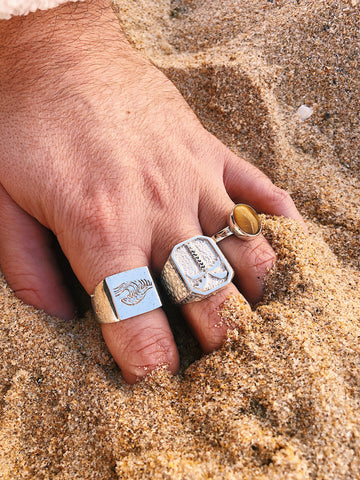 Anello “Occhio di tigre” /Monsieur Salty